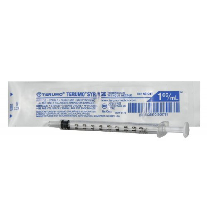 Terumo Syringe Without Needle - 1cc Ml